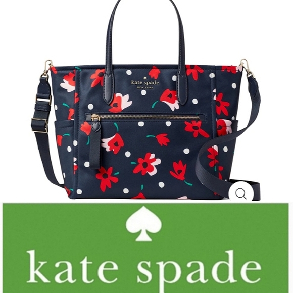 kate spade Handbags - Like New kate spade Chelsea Whimsy Nylon Tote w/ Detachable Shoulder Strap